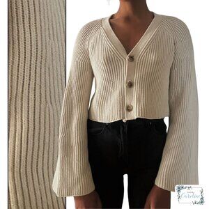 Boutique Elizabeth and James Knitted Ivory Sweater, S